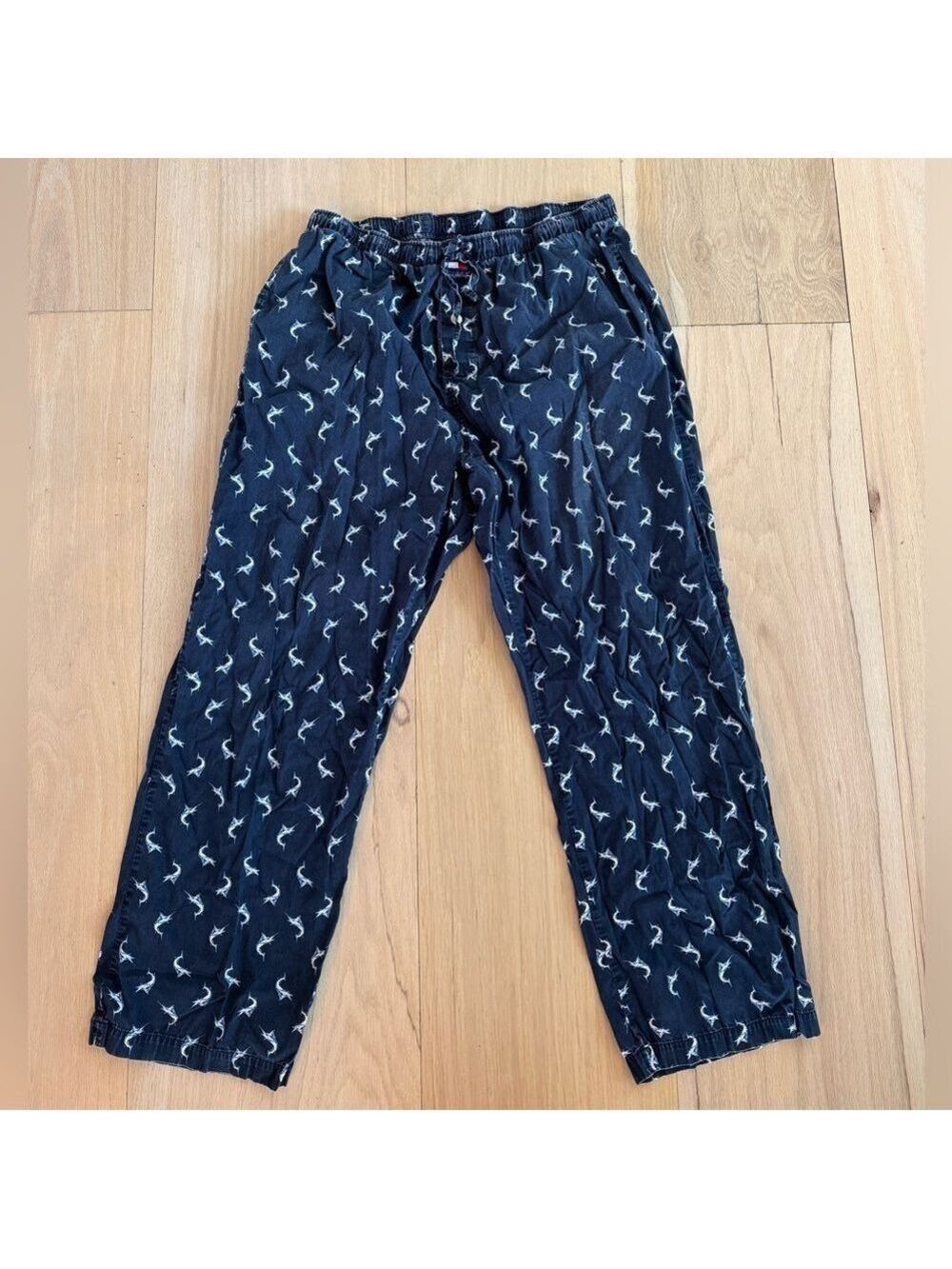 Tommy Hilfiger Swordfish Navy Blue Pajama Bottoms Size XL